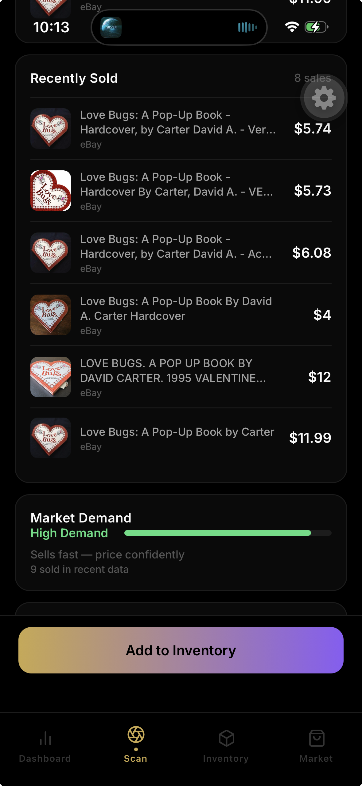 Sold comps